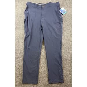 Coolibar Pants Mens 38x32 Blue Marco Summer Casual Sun Protection Stretch